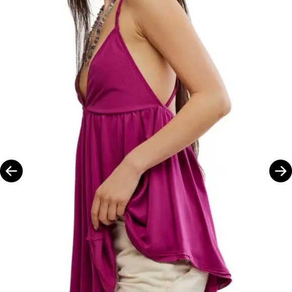 Free People Tops - FREE PEOPLE TRIXIE RIB & JERSEY TOP SIZE SMALL